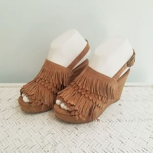 Lucky Brand Suede Wedges